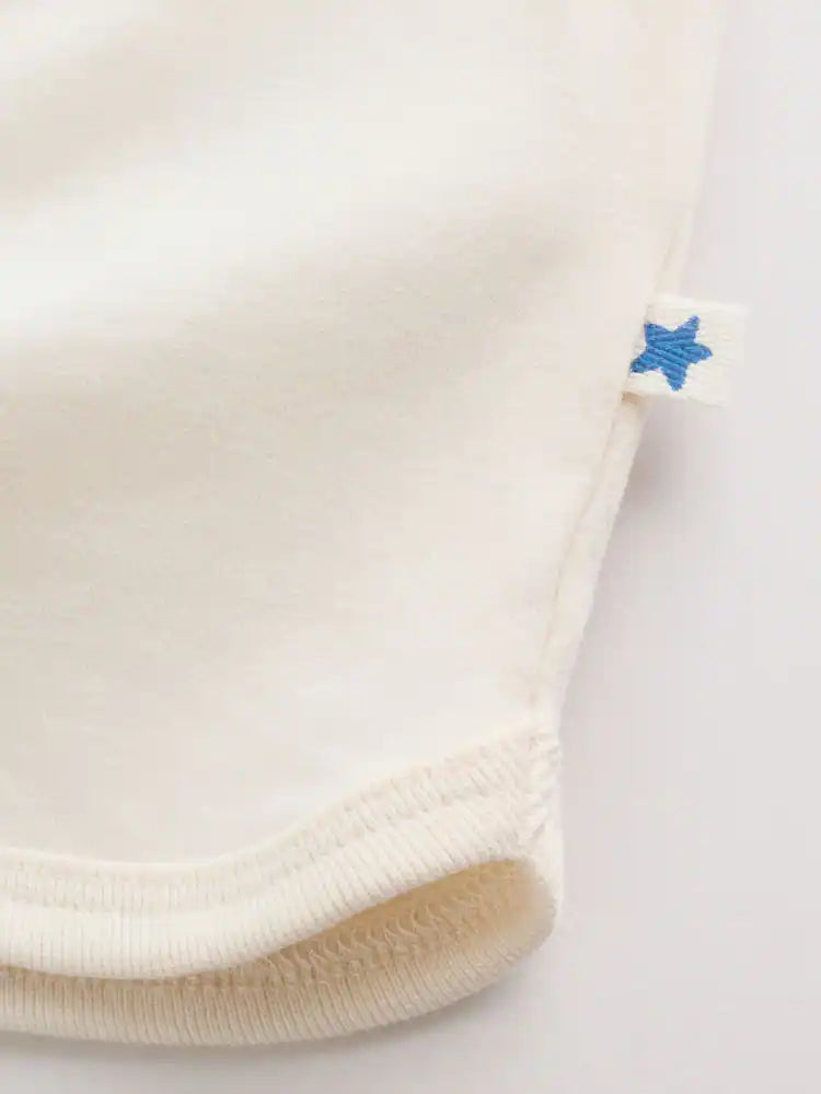 |BabyBoy| Conjunto De Bebé Com Blusa e Legging – Estampado Espacial (Neutro/Azul) (0 meses a 2 anos)