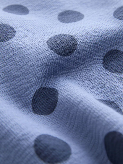 |Girl| Calça Pantalona Estampada com Flores Blue Spot (3 meses a 7 anos)