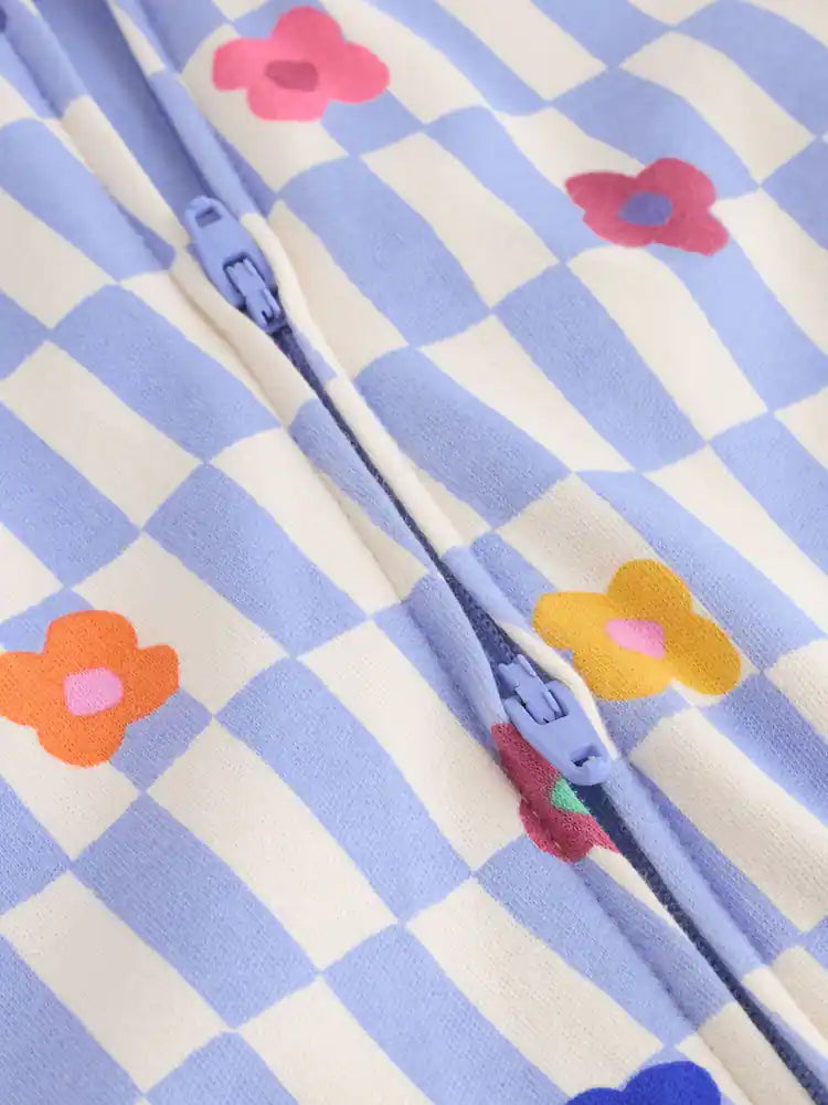 |BabyGirl| Kit Com 3 Macacões De Bebé Com Fecho Bidirecional e Estampado Arco-Íris Vibrante (0 meses a 2 anos)