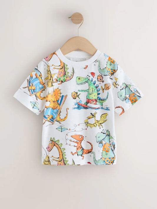 |Boy| Conjunto Com 3 Camisetas De Manga Comprida Com Estampas Gráficas Variadas (3 meses a 7 anos)