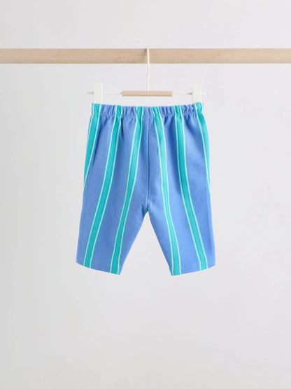 |BabyBoy| Conjunto Infantil Seminal X Car Pintos Top e Calça De Moletom Azul/Verde (0 meses a 2 anos)