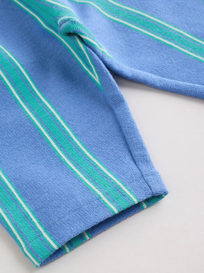 |BabyBoy| Conjunto Infantil Seminal X Car Pintos Top e Calça De Moletom Azul/Verde (0 meses a 2 anos)