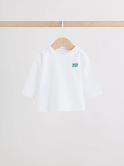 |BabyBoy| Conjunto Infantil Seminal X Car Pintos Top e Calça De Moletom Azul/Verde (0 meses a 2 anos)