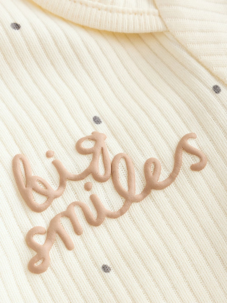 |BabyBoy| Kit com 3 Bodies de Manga Longa Neutral Milk Club para Bebês