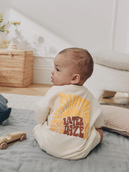 |BabyBoy| Macacão Infantil Estampado Com Botões Na Cor Neutra e Vibrante