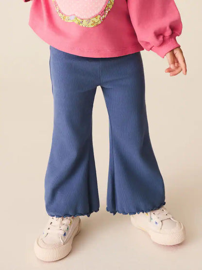 |Girl| Conjunto de Blusa de Manga Longa e Legging Pink Apple (3 meses a 7 anos)