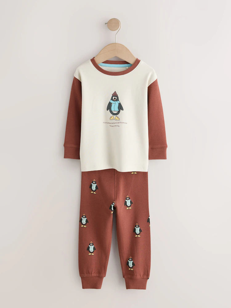 |Boy| Kit com 3 Pijamas Oversized com Estampa de Animais (Azul/Verde) – (9 meses a 10 anos)