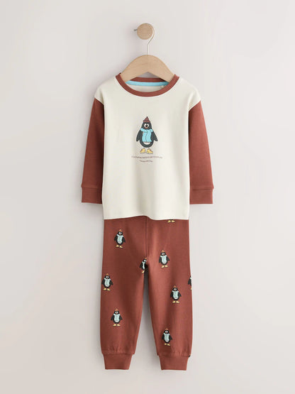 |Boy| Kit com 3 Pijamas Oversized com Estampa de Animais (Azul/Verde) – (9 meses a 10 anos)