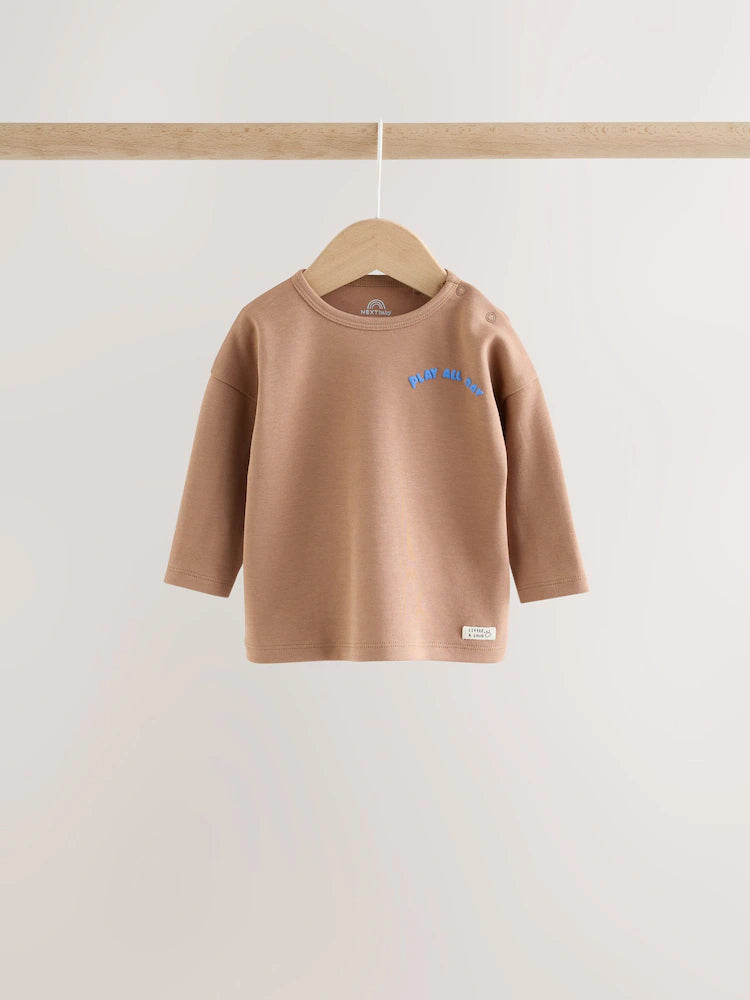 |BabyBoy| Conjunto De 6 Peças Com Estampa De Cachorro Azul: Blusa e Legging wide leg para bebês (0 meses a 2 anos)