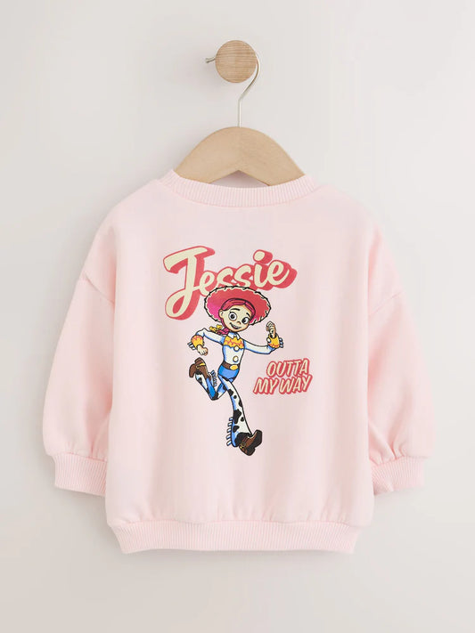 |Girl| Moletom Rosa da Jessie (Toy Story) (3 meses a 7 anos)