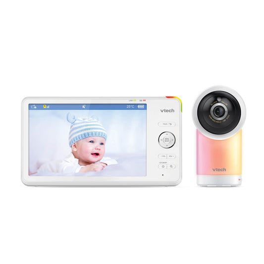 VTech Monitor de vídeo Smart Wi-Fi de 7" com resolução 1080p e função Pan & Tilt