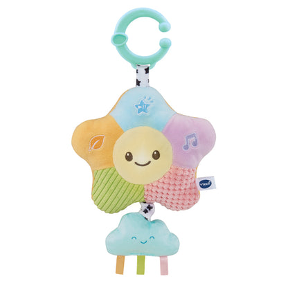 VTech A estrela Soothing Sounds acende e reproduz sons relaxantes da natureza e canções de ninar.