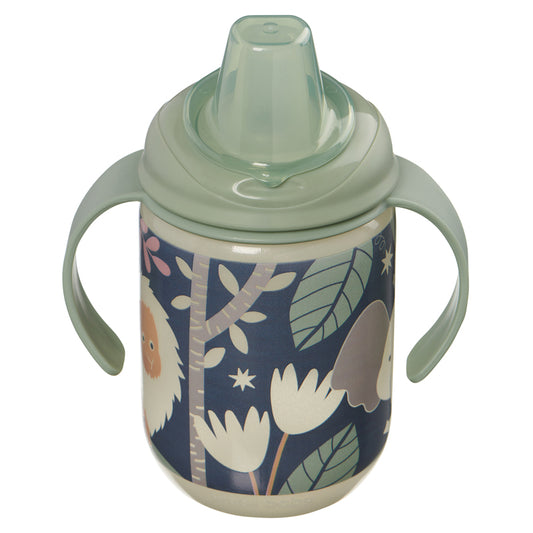 Vital Baby Copo térmico Hydrate Easy Sipper com estampa de selva que brilha no escuro, 350ml