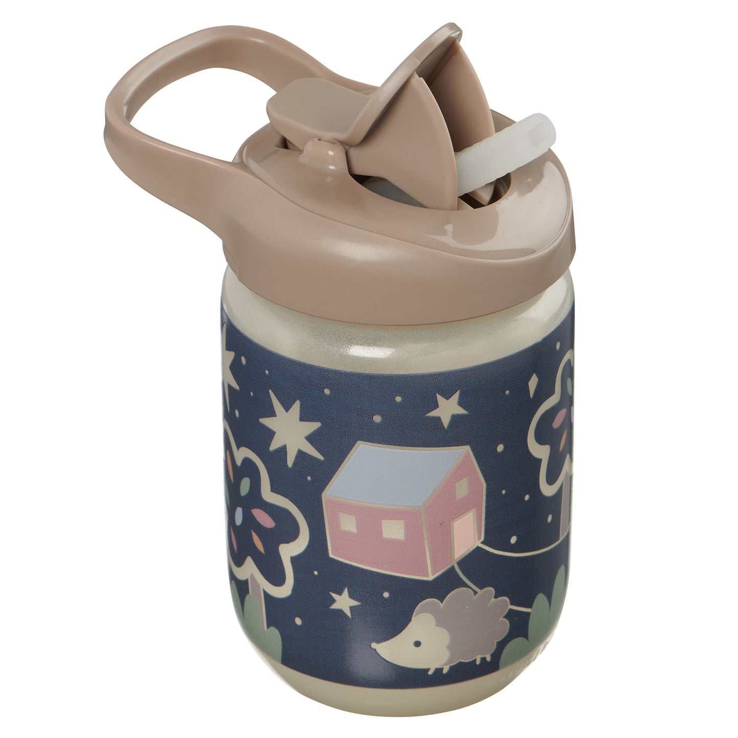 Vital Baby Hydrate com Canudo de Treinamento que Brilha no Escuro - Cor Bosque Brilhante - 350ml