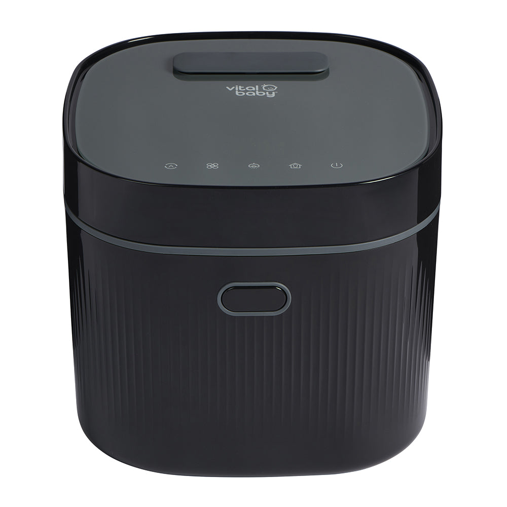 Vital Baby Esterilizador e secador UV Nurture Advanced Pro, cor preta ônix