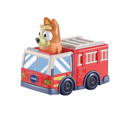 VTech Brinquedo Interativo Toot-Toot Drivers – Caminhão de Bombeiros da Bluey e Bingo com Luzes, Sons e Músicas (1 a 5 anos)