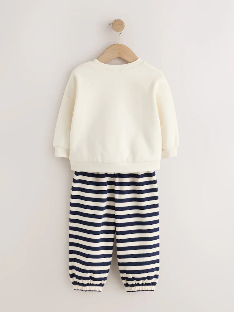|Girl| Conjunto de Moletom Vermelho e Calça Barrel (Pacote com 2) (3 meses a 7 anos)