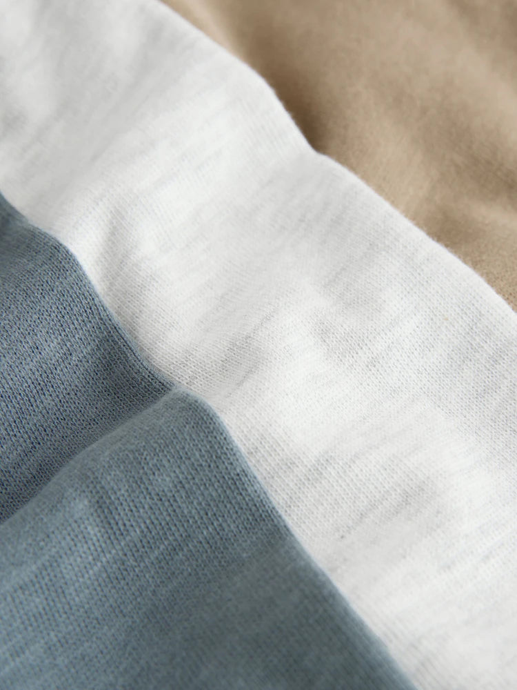 |Boy| Conjunto De 3 Camisetas Raglan Cinza De Manga Comprida (3 meses a 7 anos)