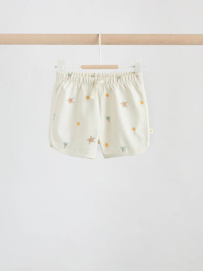 |BabyBoy| Conjunto De Top e Shorts Cream My First Holiday Para bebês (0-18 meses)