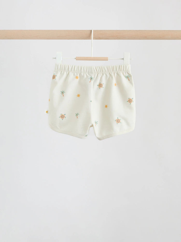 |BabyBoy| Conjunto De Top e Shorts Cream My First Holiday Para bebês (0-18 meses)