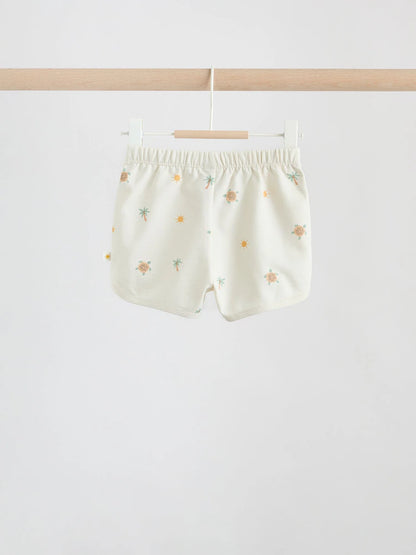 |BabyBoy| Conjunto De Top e Shorts Cream My First Holiday Para bebês (0-18 meses)