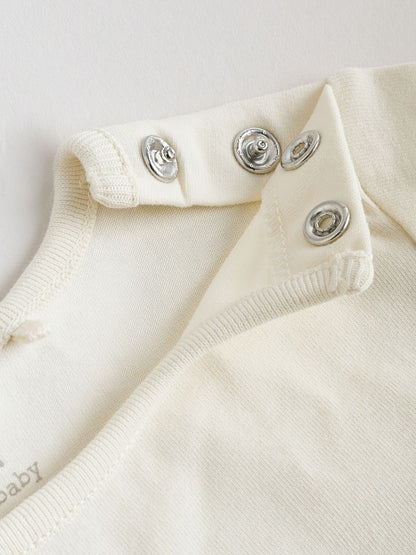 |BabyBoy| Conjunto De Top e Shorts Cream My First Holiday Para bebês (0-18 meses)