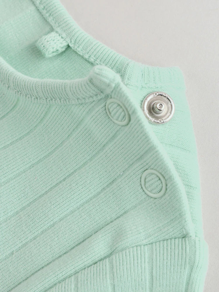 |BabyBoy| Conjunto Infantil Verde Sálvia "Olá Mundo" Com Blusa e Calça Legging (0-18 meses)