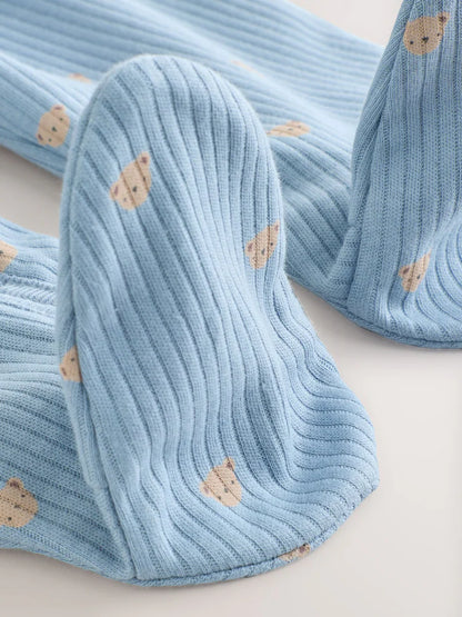 |BabyBoy| Kit com 7 Macacões de Bebê (Neutros/Urso Marrom) com Zíper Bidirecional (0 meses a 2 anos)