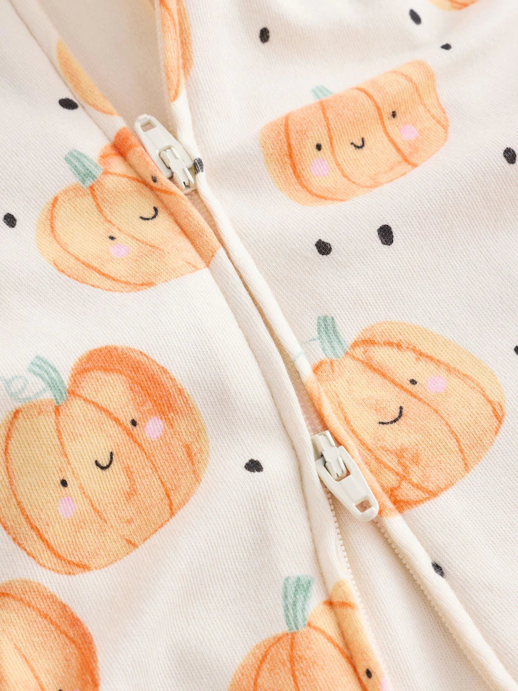 |BabyGirl| Pacote com 3 Macacões de Bebê Neutros com Zíper Bidirecional (0 meses a 3 anos)