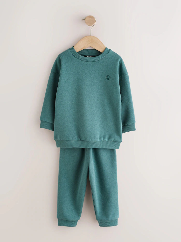 |Boy| Conjunto de 6 peças de moletom (blusa e calça jogger) nas cores verde e azul (3 meses a 7 anos)
