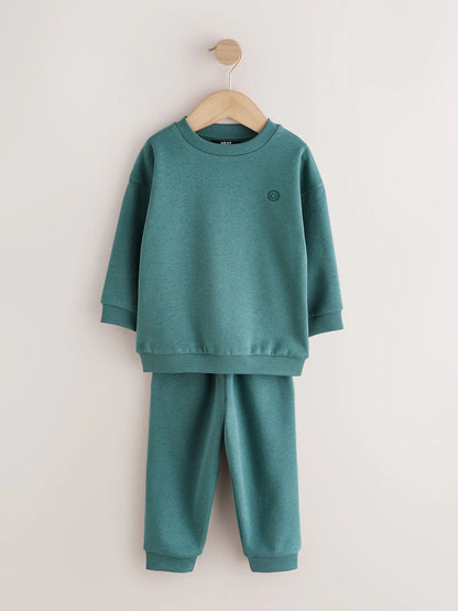 |Boy| Conjunto de 6 peças de moletom (blusa e calça jogger) nas cores verde e azul (3 meses a 7 anos)