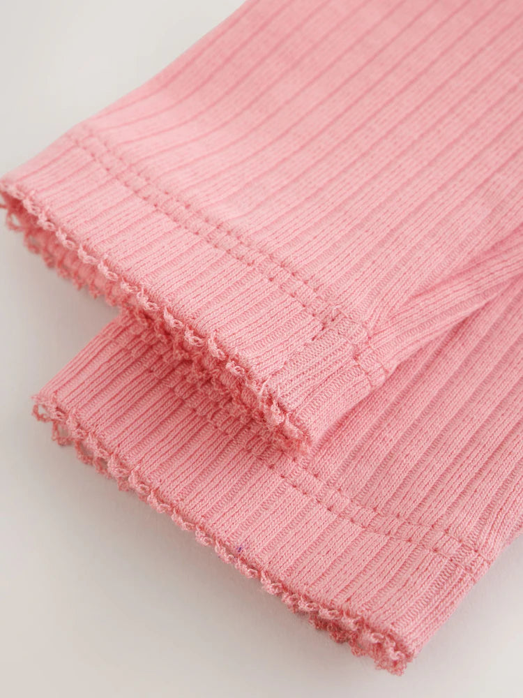 |BabyGirl| Conjunto De 2 Peças: Body e Jardineira De Tricô Na Cor Cru (0 meses a 2 anos)