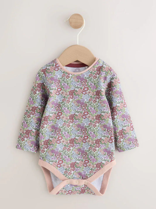 |BabyGirl| Conjunto De 2 Peças Para Bebê: Body De Manga Longa e Jardineira De Veludo Cotelê na cor marrom-chocolate