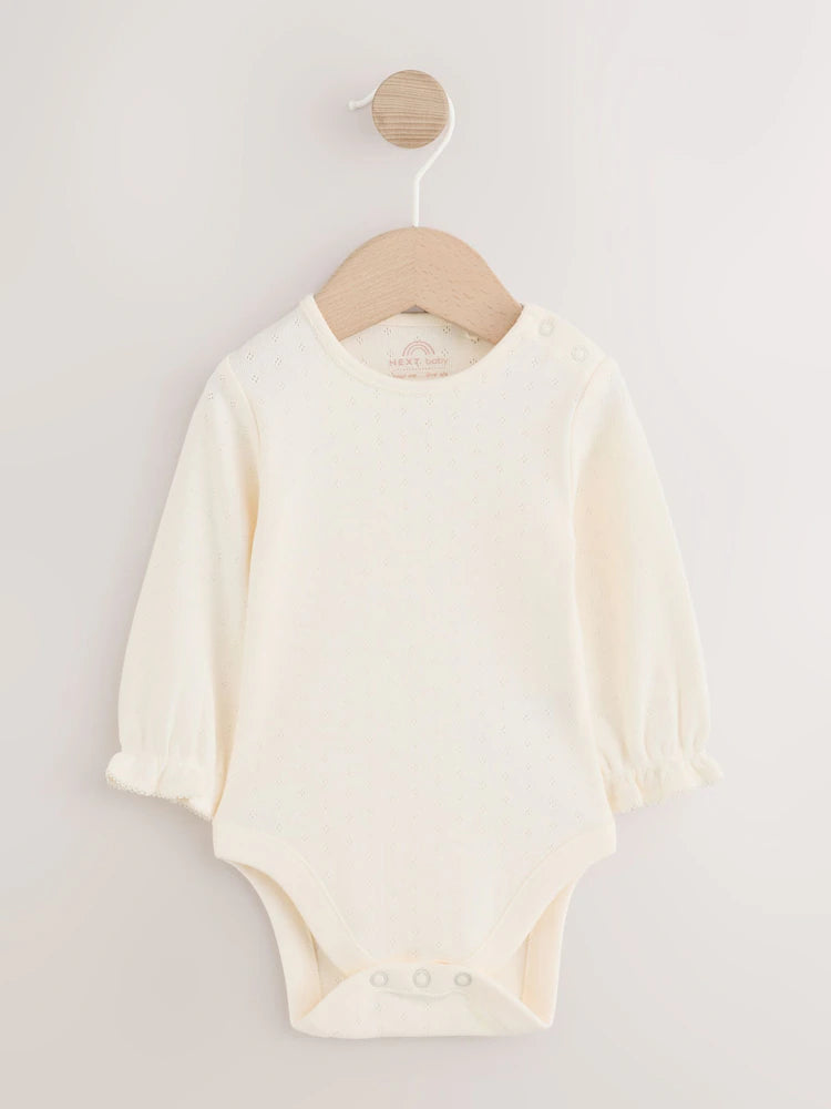 |BabyGirl| Conjunto De 3 Peças: Body Jardineira Floral Marrom-Chocolate e Meia-Calça (0 meses a 2 anos)