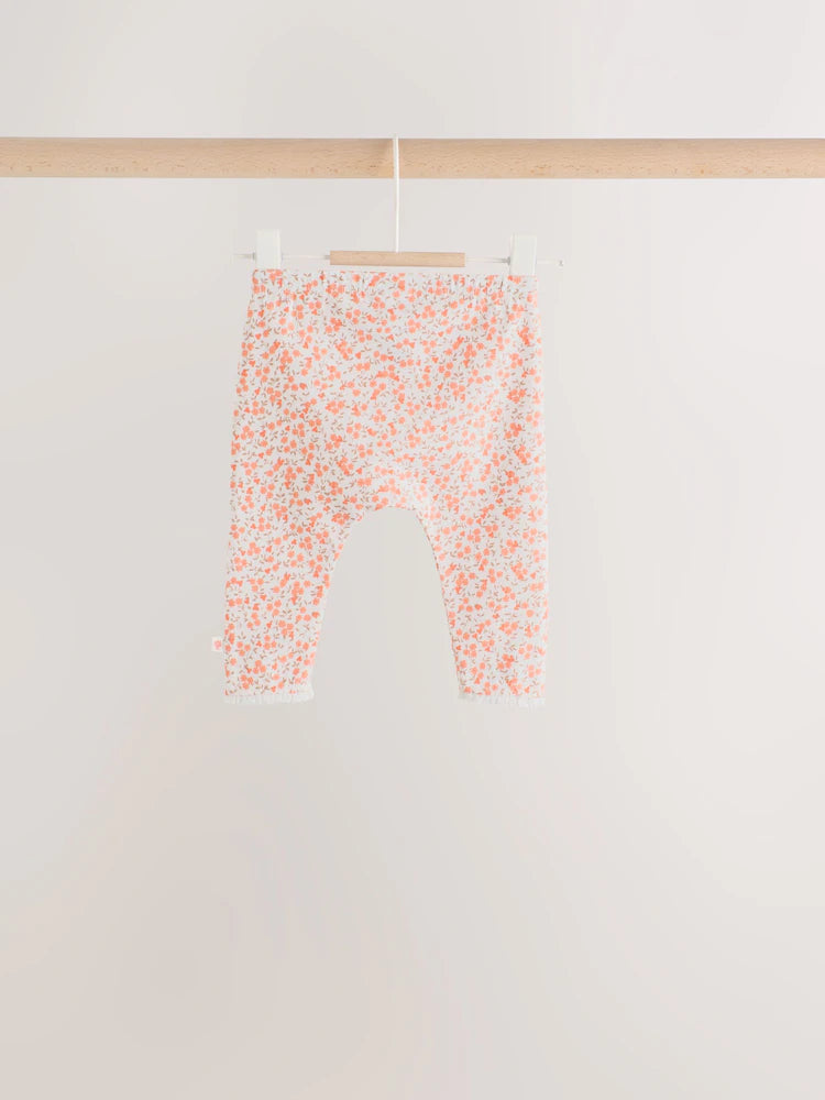 |BabyGirl| Conjunto de Moletom e Legging com Estampa de Pato Rosa (0 meses a 2 anos)