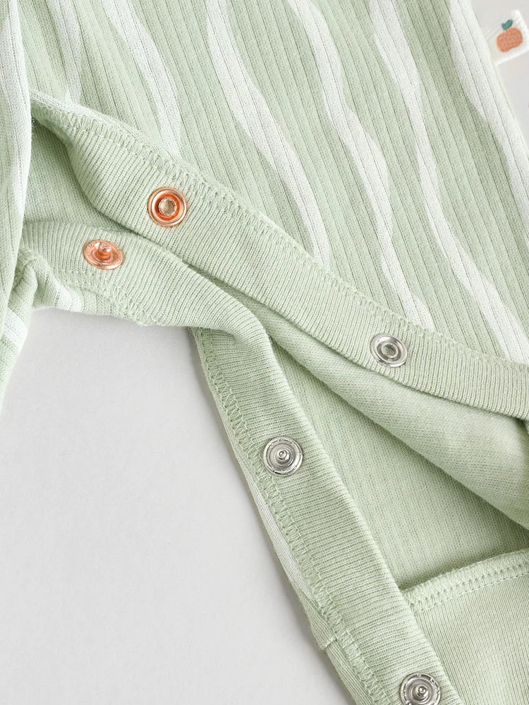 |BabyGirl| Pacote Com 3 Macacões De Dormir Com Personagens Sem Pés Amarelos Para Bebês (0 meses a 3 anos)