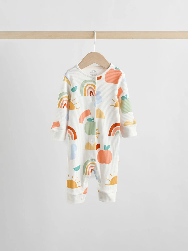 |BabyGirl| Pacote Com 3 Macacões De Dormir Com Personagens Sem Pés Amarelos Para Bebês (0 meses a 3 anos)