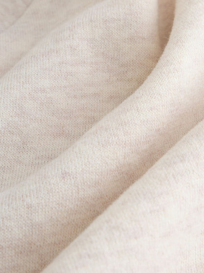 |Girl| Conjunto De 2 Peças De Saia e Leggings Em Moletom Neutro (3 meses a 7 anos)