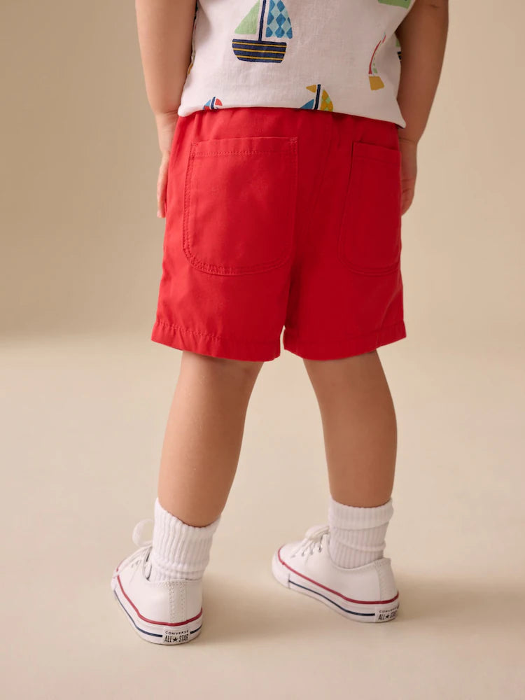 |Boy| Camiseta De Manga Curta Com Estampa Náutica Branca (3 meses a 7 anos)