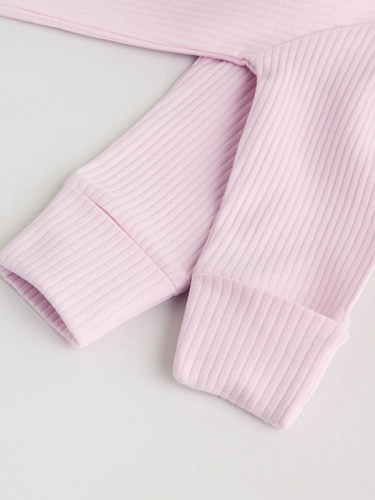 |BabyGirl| Conjunto De 3 Macacões De Dormir Para Bebês Na Cor Lilás e Roxo Com Zíper Duplo (0 meses a 3 anos) (Copy)