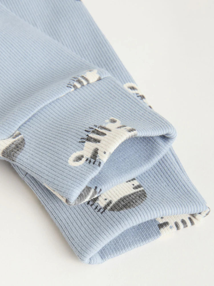 |BabyBoy| Conjunto De 4 Macacões Para Bebê Com Estampas de Animais da Safári (0 meses a 3 anos)