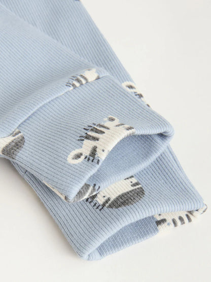 |BabyBoy| Conjunto De 4 Macacões Para Bebê Com Estampas de Animais da Safári (0 meses a 3 anos)