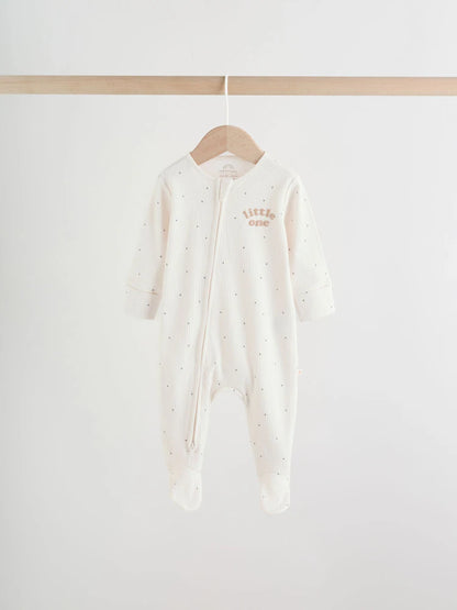 |BabyBoy| Conjunto De 3 Macacões Para Bebês Milkclub Com Zíper Duplo (0-2 anos)