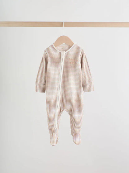 |BabyBoy| Conjunto De 3 Macacões Para Bebês Milkclub Com Zíper Duplo (0-2 anos)