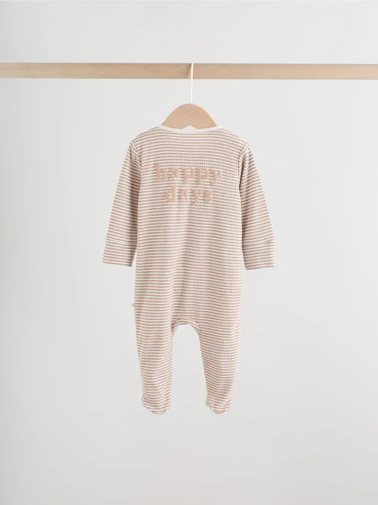 |BabyBoy| Conjunto De 3 Macacões Para Bebês Milkclub Com Zíper Duplo (0-2 anos)