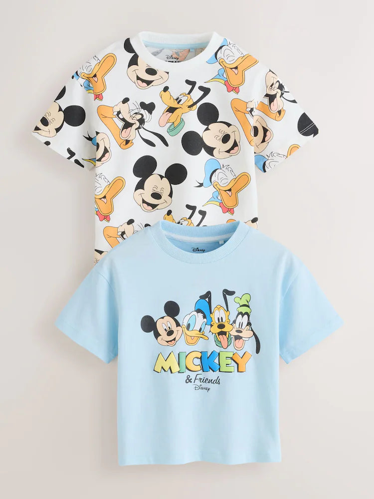 |Boy| Camiseta De Manga Curta Com Várias Estampas Do Mickey Mouse (3 meses a 8 anos)