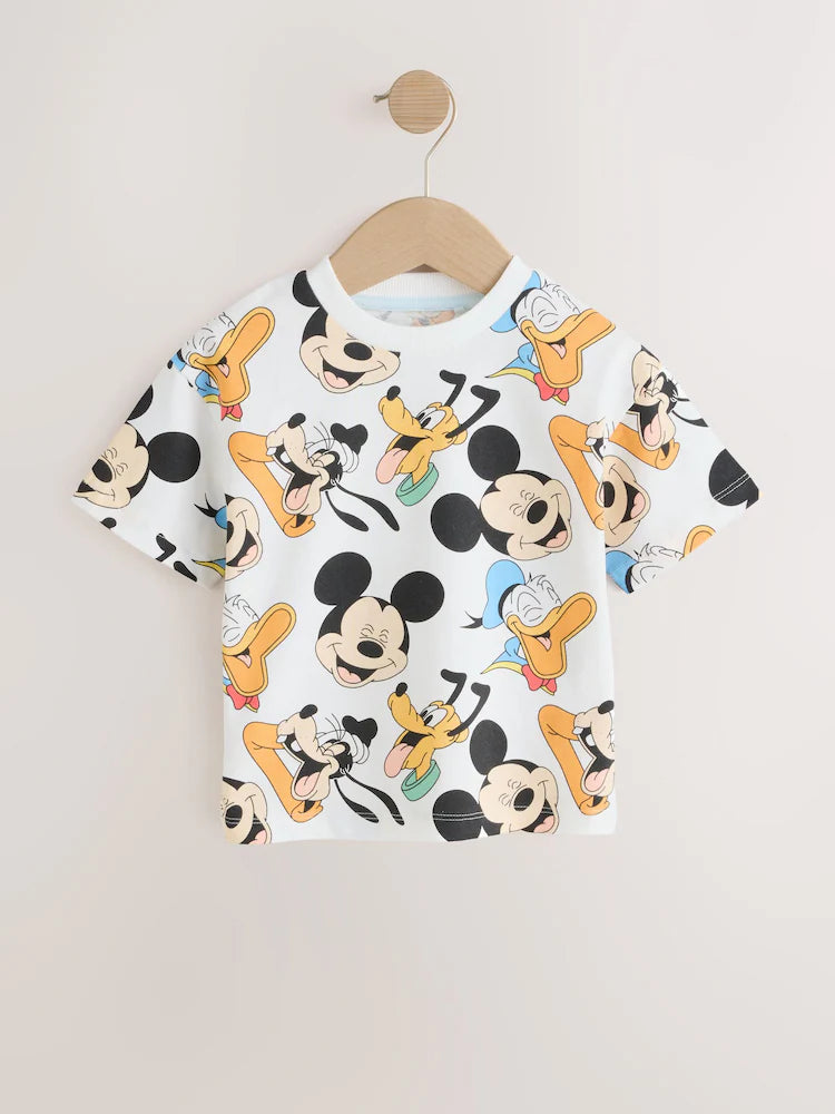 |Boy| Camiseta De Manga Curta Com Várias Estampas Do Mickey Mouse (3 meses a 8 anos)