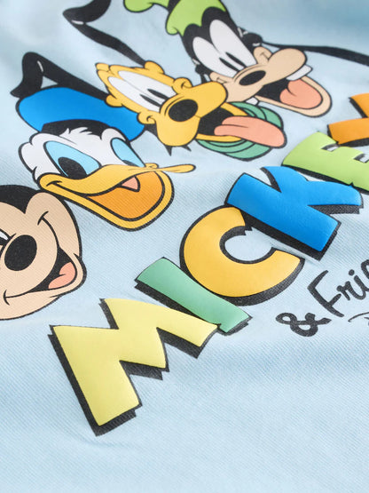 |Boy| Camiseta De Manga Curta Com Várias Estampas Do Mickey Mouse (3 meses a 8 anos)