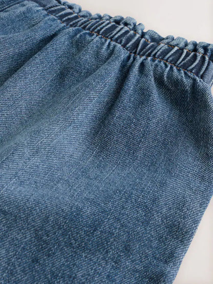 |BigGirl| Calça Jeans Azul Médio (3-16 anos)