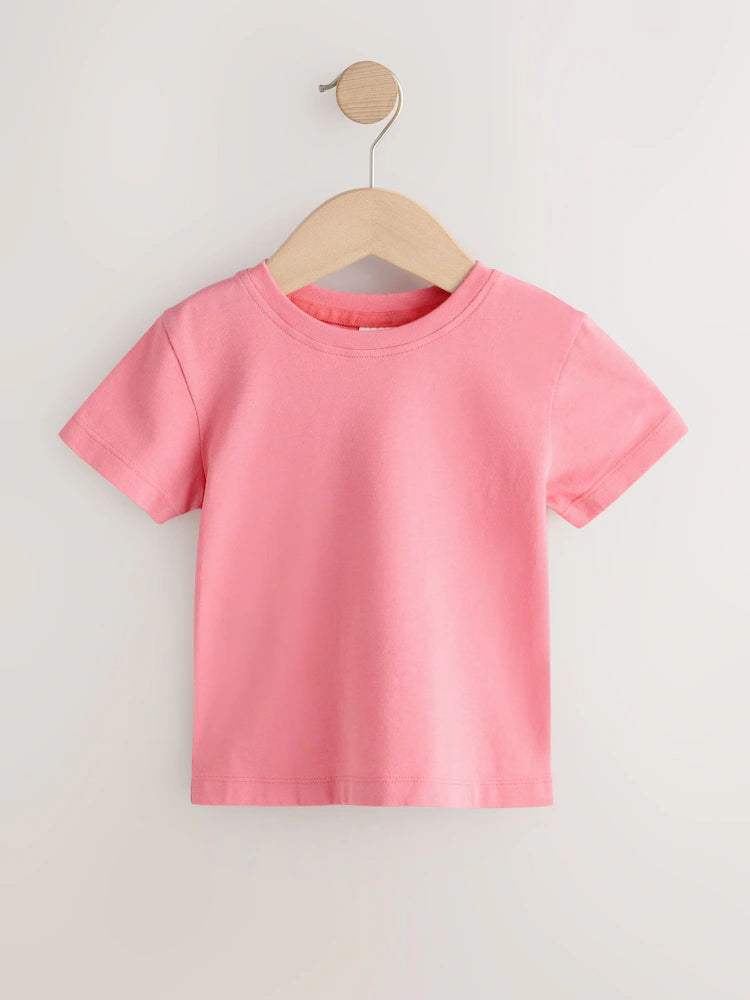 |Girl| Conjunto De Jardineira e Camiseta Em eans Azul Claro Com Bordado De Joaninha (3 meses a 7 anos)